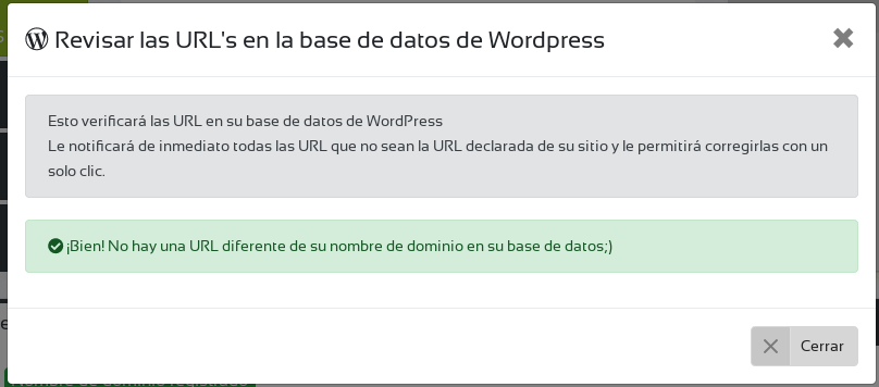 check urls wpscale cambio dominio