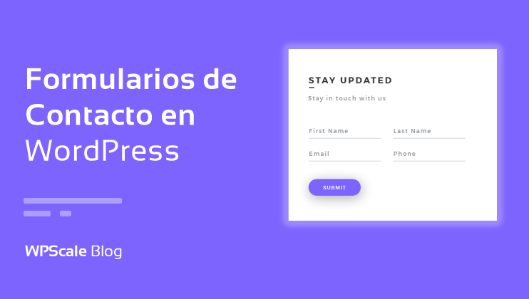 Cómo añadir un formulario de contacto en WordPress