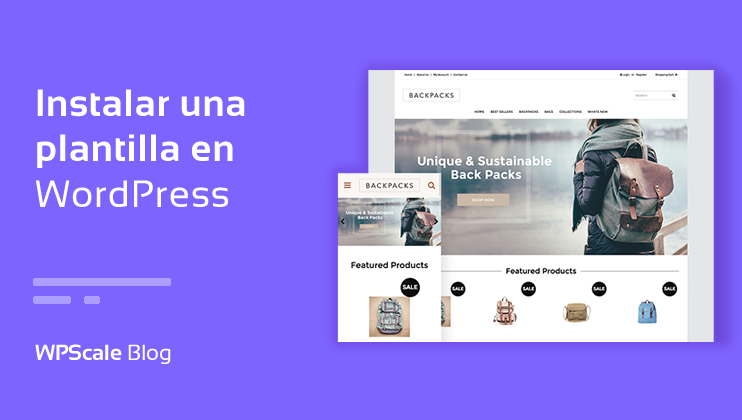 Instalar plantillas en WordPress