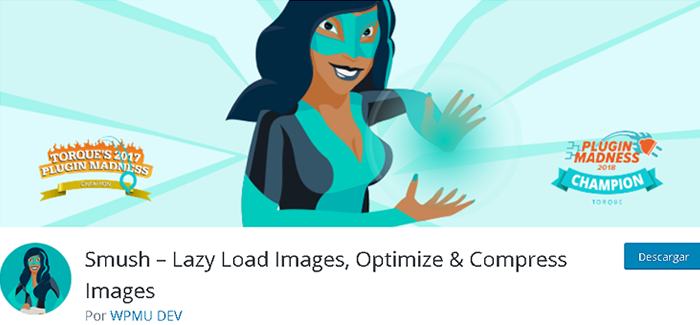 Comprimir imágenes con el plugin Smush en WordPress