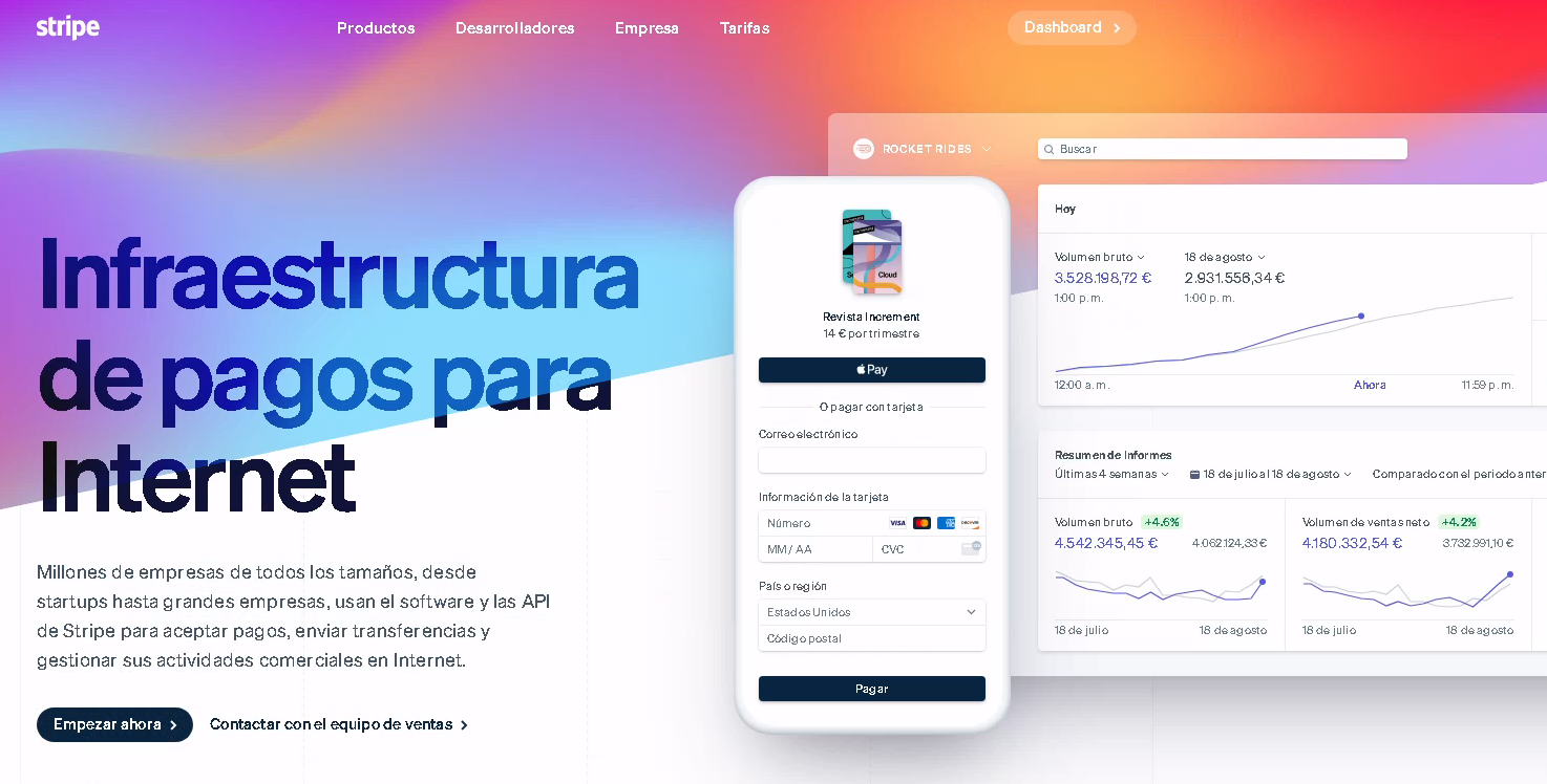 Cómo crear tu cuenta en Stripe