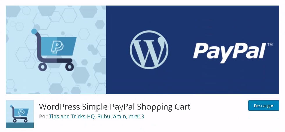 Cesta PayPal en WordPress.org